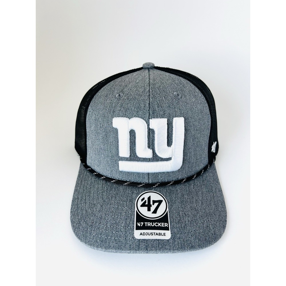 NY Giants '47 Trucker Adjustable Carbon Strap‎ Cap NEW Hat With Tags New York